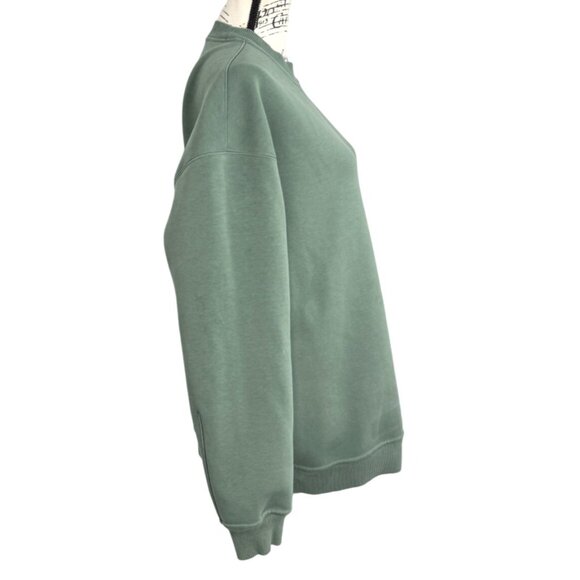 Lululemon 1998 Green Sweatshirt Pullover Heavyweight Fleece Oversized Size L/XL - Picture 2 of 6